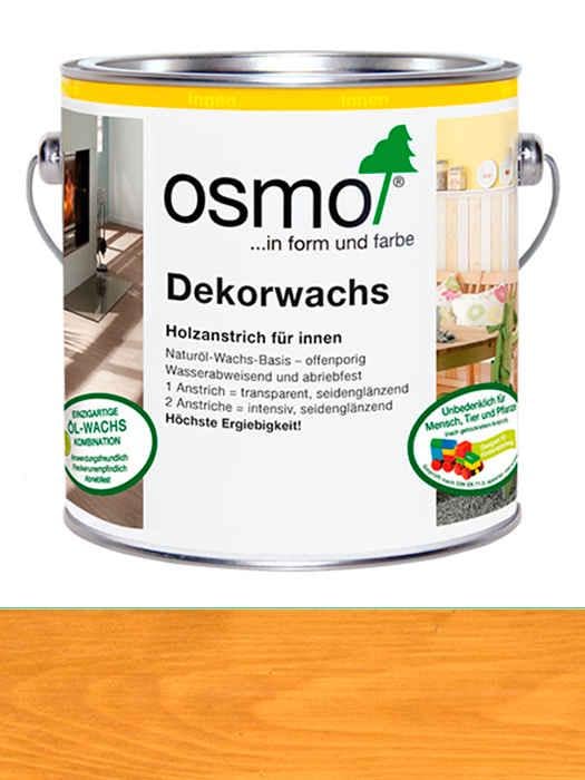 Масло Dekorwachs Transparent tone Osmo прозрачное цветное для древесины 2,5 л 3103 Дуб светлый