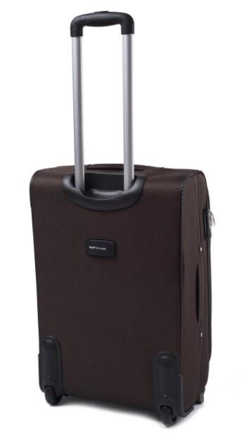 Валіза текстильна Wings 1708 M на 2 колесах Коричневий (CETKNWI1708MS2KOR) - фото 2