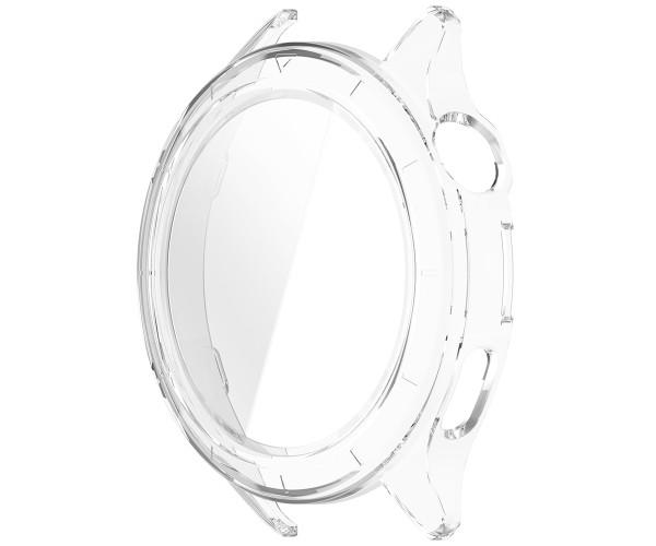Чехол с защитным стеклом Protective Cover with Glass для Xiaomi Watch S4 Прозрачный