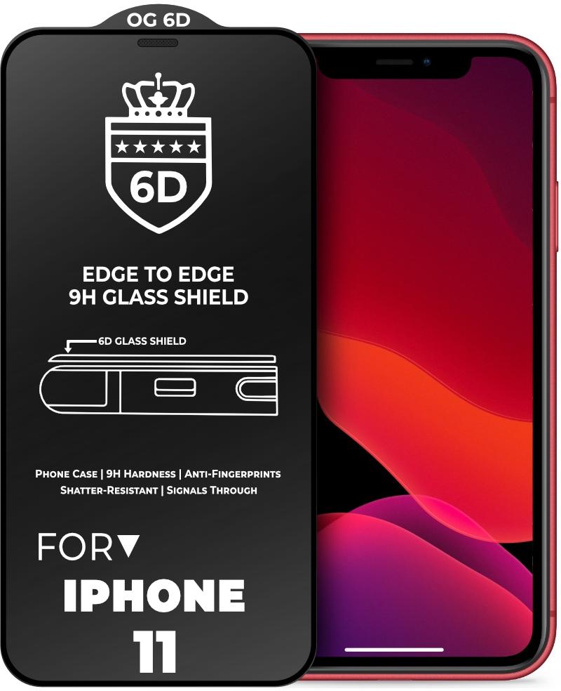 Защитное стекло 6D OG Crown iPhone 11 Glass Black (18978) Защитное стекло 6D OG Crown iPhone 11 Glass Black (18978)