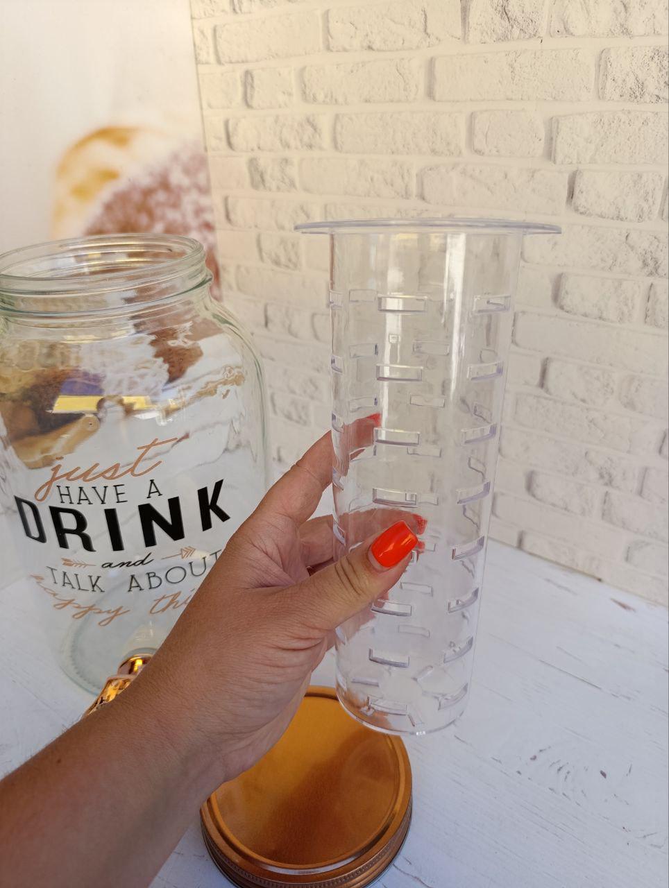 Лимонадник SNT 9037-03 скляний 3,6 л Прозорий (9037-03) - фото 4 Лимонадник SNT 9037-03 скляний 3,6 л Прозорий (9037-03) - фото 4