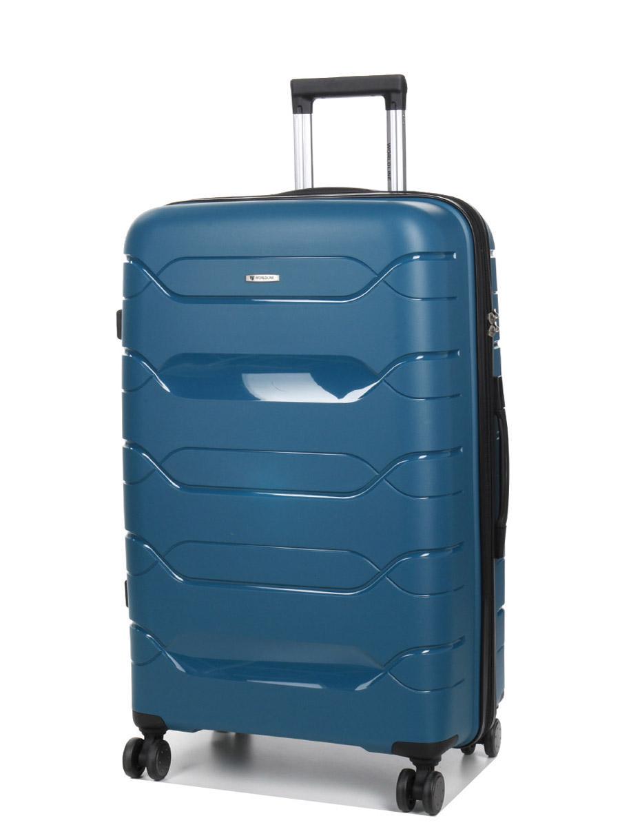Валіза велика AIRTEX Worldline 282 L 109 л 74х47х30 см Синій