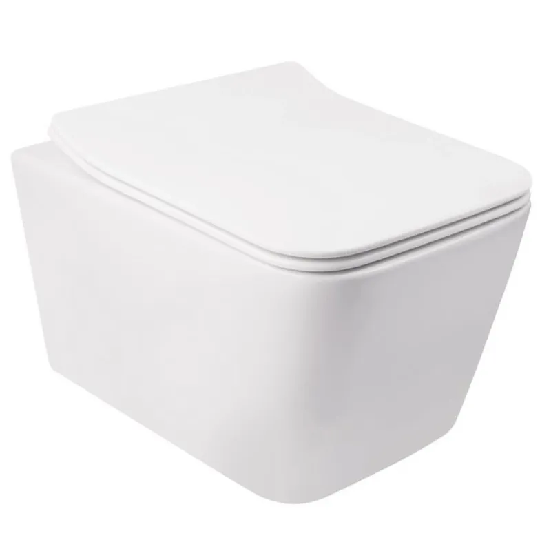 Унитаз подвесной MIXXUS QUADRO-0304-R система смыва RIMLESS 520x360x365 мм (MI6707)