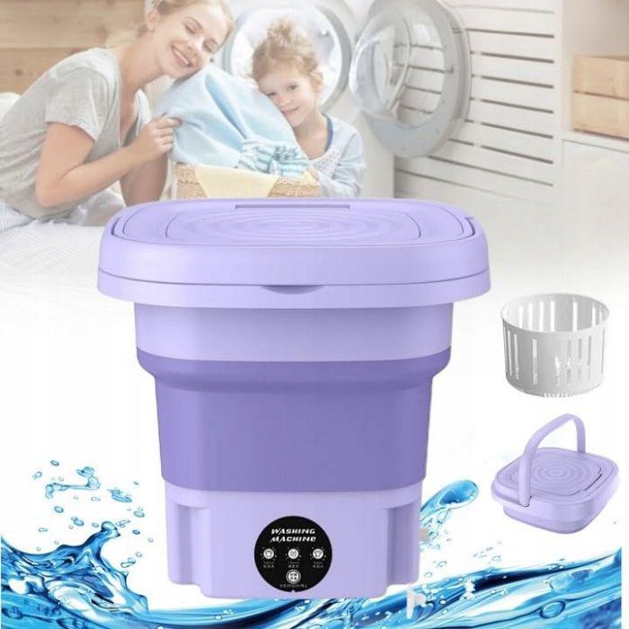 Машина пральна Mini Folding Washing Machine портативна складана 8 л (XE14Y) - фото 5