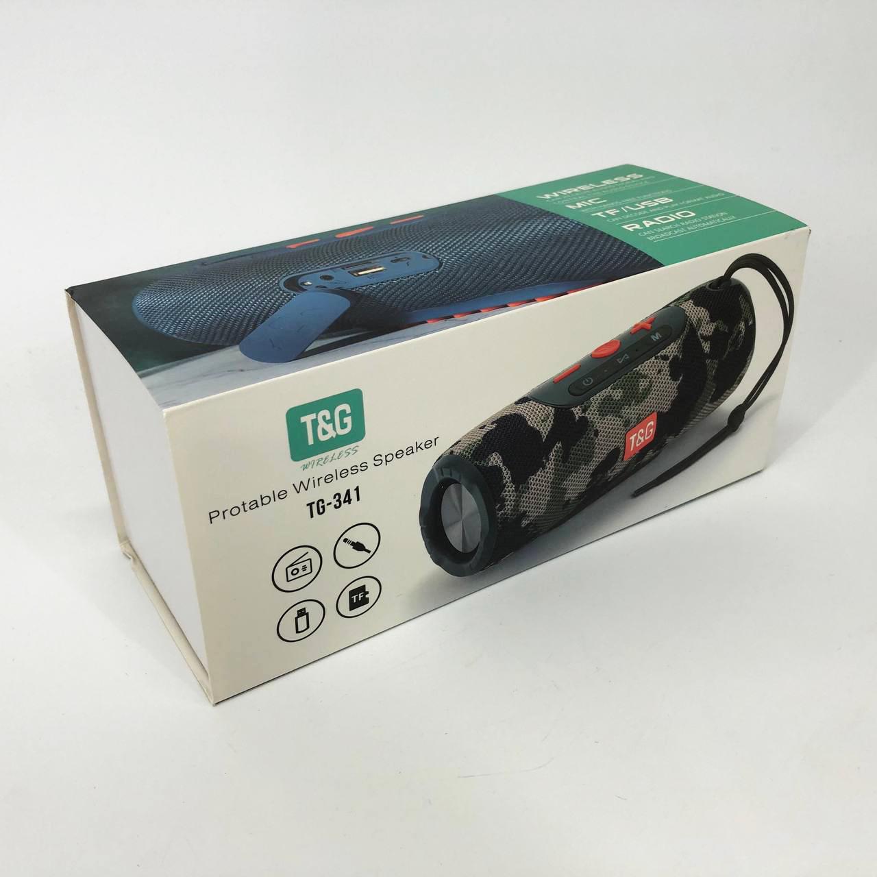 Портативна колонка Bluetooth TG341 Камуфляж (460843) - фото 5 Портативна колонка Bluetooth TG341 Камуфляж (460843) - фото 5