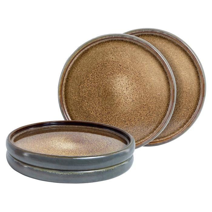 Набір десертних тарілок Moritz & Moritz 21 см 4 шт. Світло-коричневий Набір десертних тарілок Moritz & Moritz 21 см 4 шт. Світло-коричневий