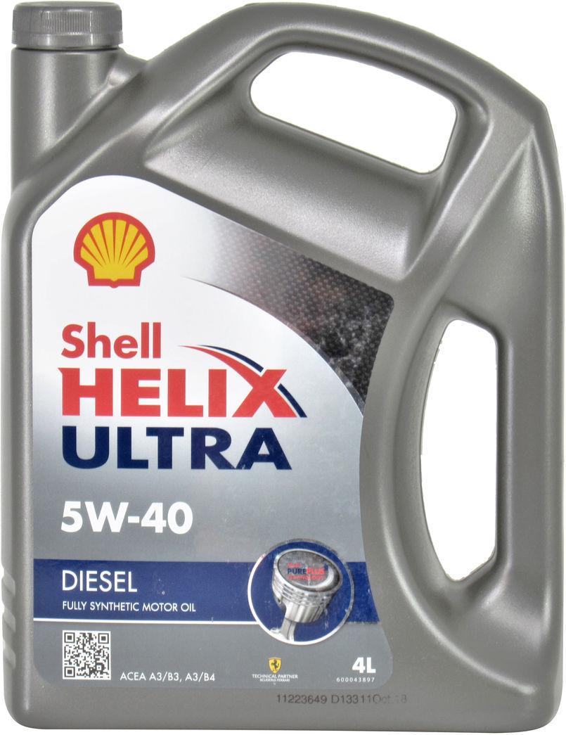 Моторное масло Shell Ultra Diesel дизель 5W-40 4 л (1408230) - фото 1