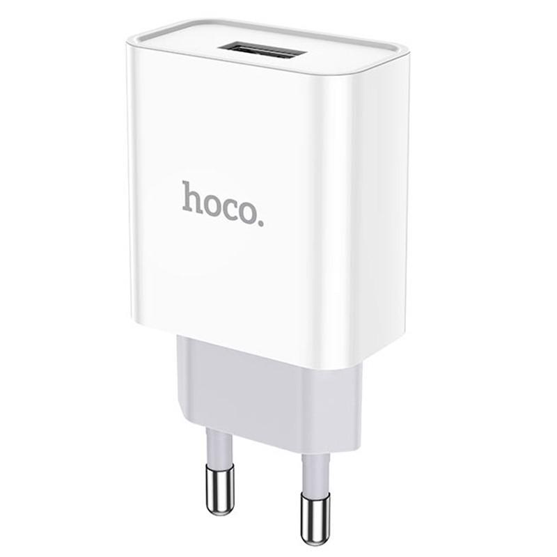 Зарядний пристрій Hoco C81A Asombroso 1USB 2.1A White (485965)