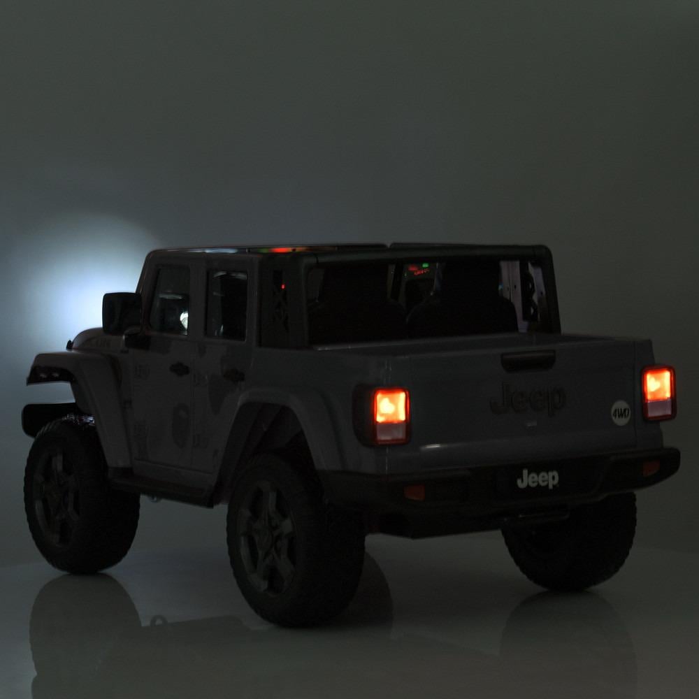 Електромобіль Bambi Jeep Rubicon з пультом керування та світлом Чорний (M 5740EBLR-11) - фото 5