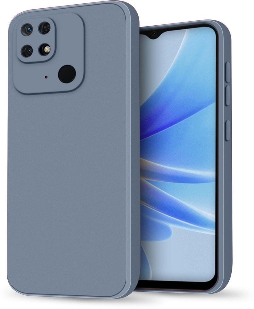 Силиконовый чехол HardCorner Xiaomi Redmi 10C (с микрофиброй) Gray Blue (35415-6D)