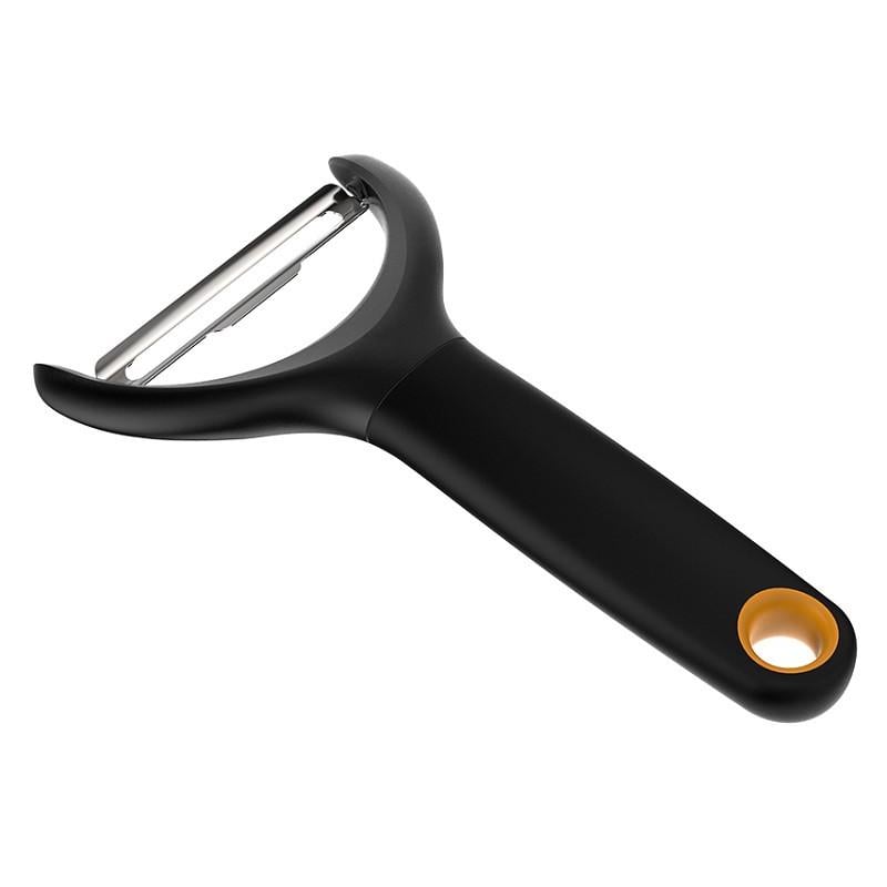 Овощечистка Fiskars Functional Form цельного литья штампованная с эргономичной формой рукоятки из нержавеющей стали 15 см (2564409123)