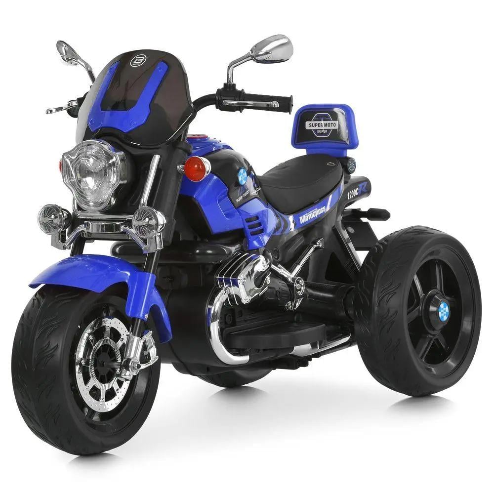 Мотоцикл детский электрический Bambi Racer M 6263EL-4 Синий