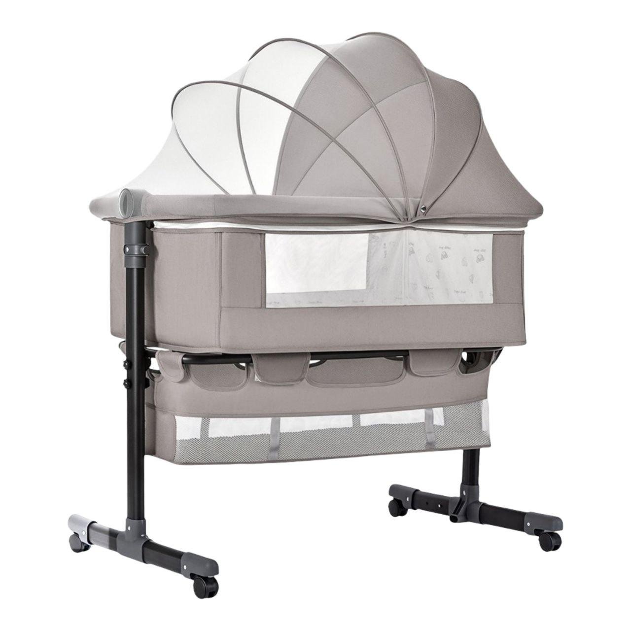 Дитяче ліжечко приставне 0221/МК 3в1 з пеленальним столиком Khaki (31190385) Дитяче ліжечко приставне 0221/МК 3в1 з пеленальним столиком Khaki (31190385)