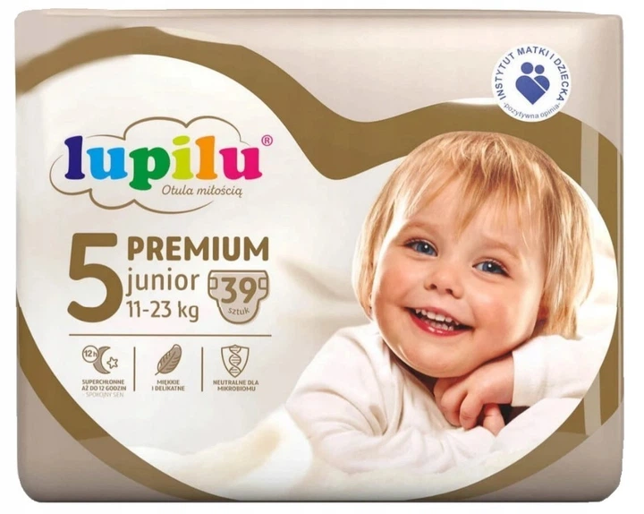 Підгузки дитячі Lupilu Premium Junior 5 11-23 кг 39 шт. (42995407)