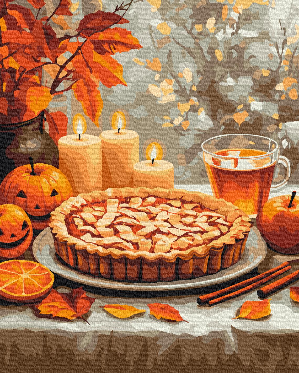 Картина по номерам Brushme Яблочный перог 40x50 см (BS54171)