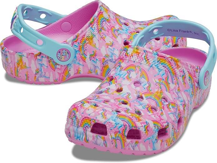 Крокси жіночі Crocs Classic Lisa Frank Clogs Taffy р. 38-39 Рожевий (24442)