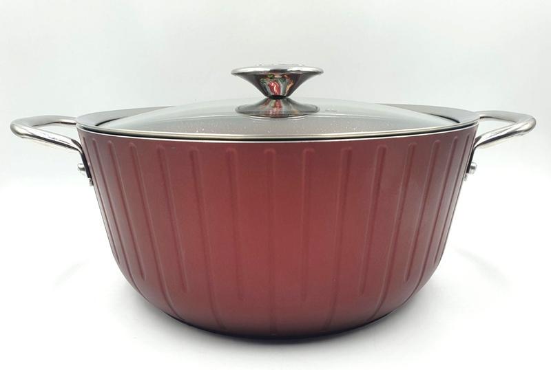 Кастрюля с крышкой OMS 3118 4 л Bordo (14387479)