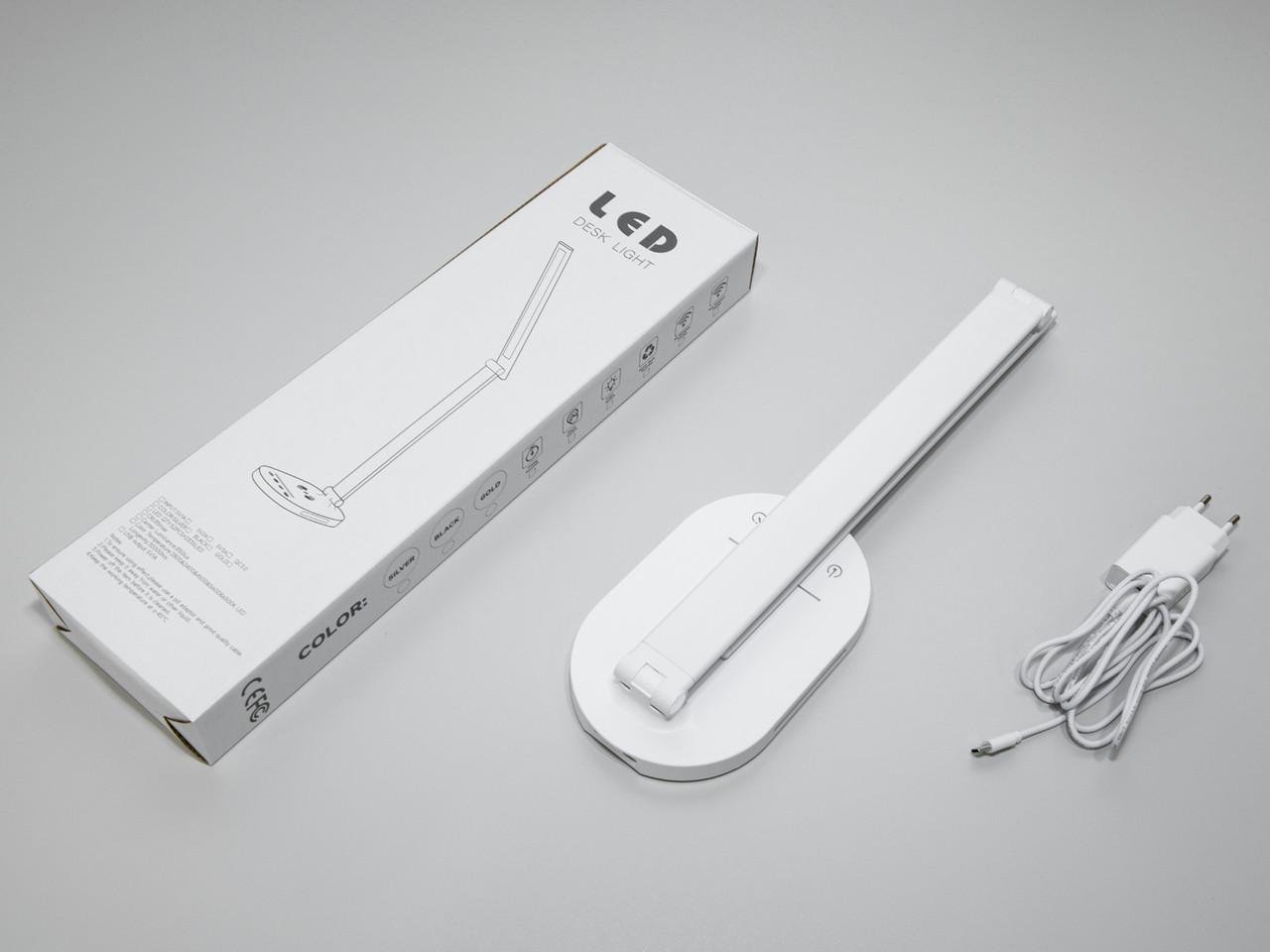 Настільна лампа з нічником світлодіодна 5503WH-LS 6W Білий (2140355302) - фото 5 Настільна лампа з нічником світлодіодна 5503WH-LS 6W Білий (2140355302) - фото 5