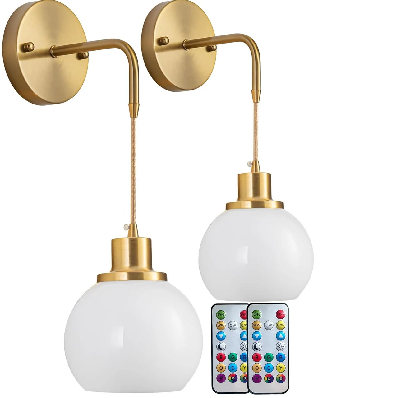 Бра YHCDLAMP RGB з пультом/акумуляторні 2 шт. (2999738205)
