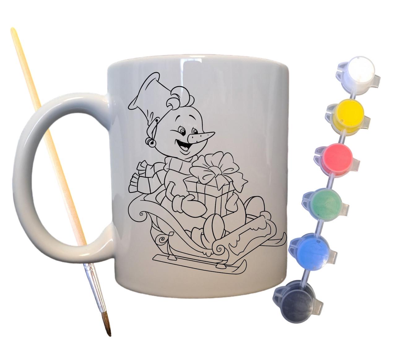 Набір для творчості кружка розмальовка Новорічні Свята 330 мл Білий (КР0059) - фото 2 Набір для творчості кружка розмальовка Новорічні Свята 330 мл Білий (КР0059) - фото 2