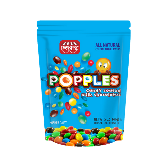 Драже шоколадне Paskesz Popples Bag 141 г (НФ-00002601)