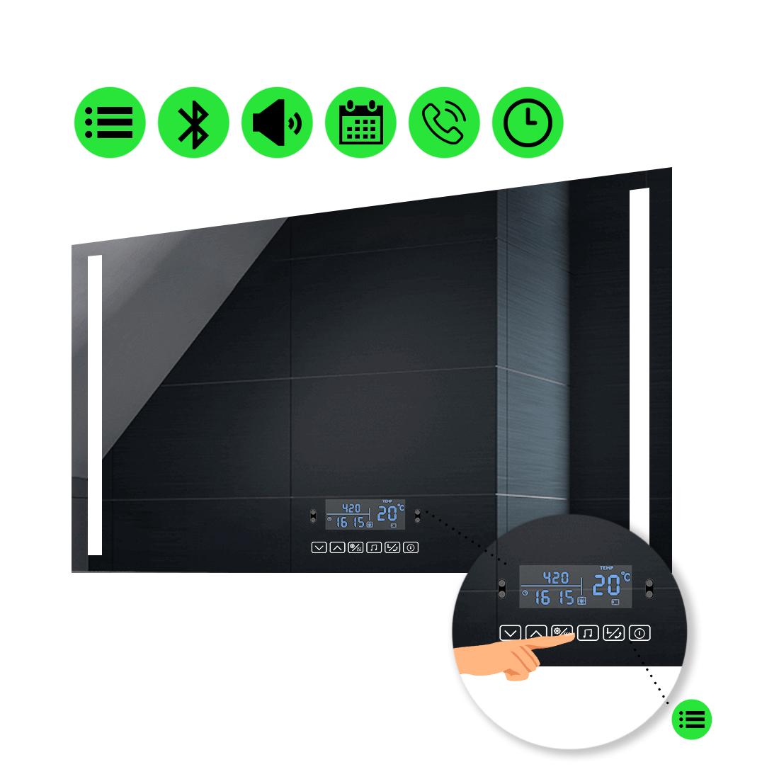 LED-зеркало 100x70 см с Smart-блоком Adelita (Adelitag148)