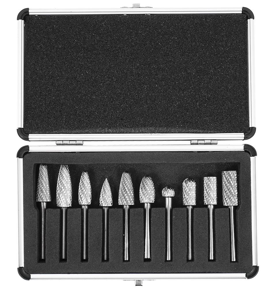 Набор фрез для обработки металла Verke V05041 10 ед. быстрорежущая сталь HSS кейс