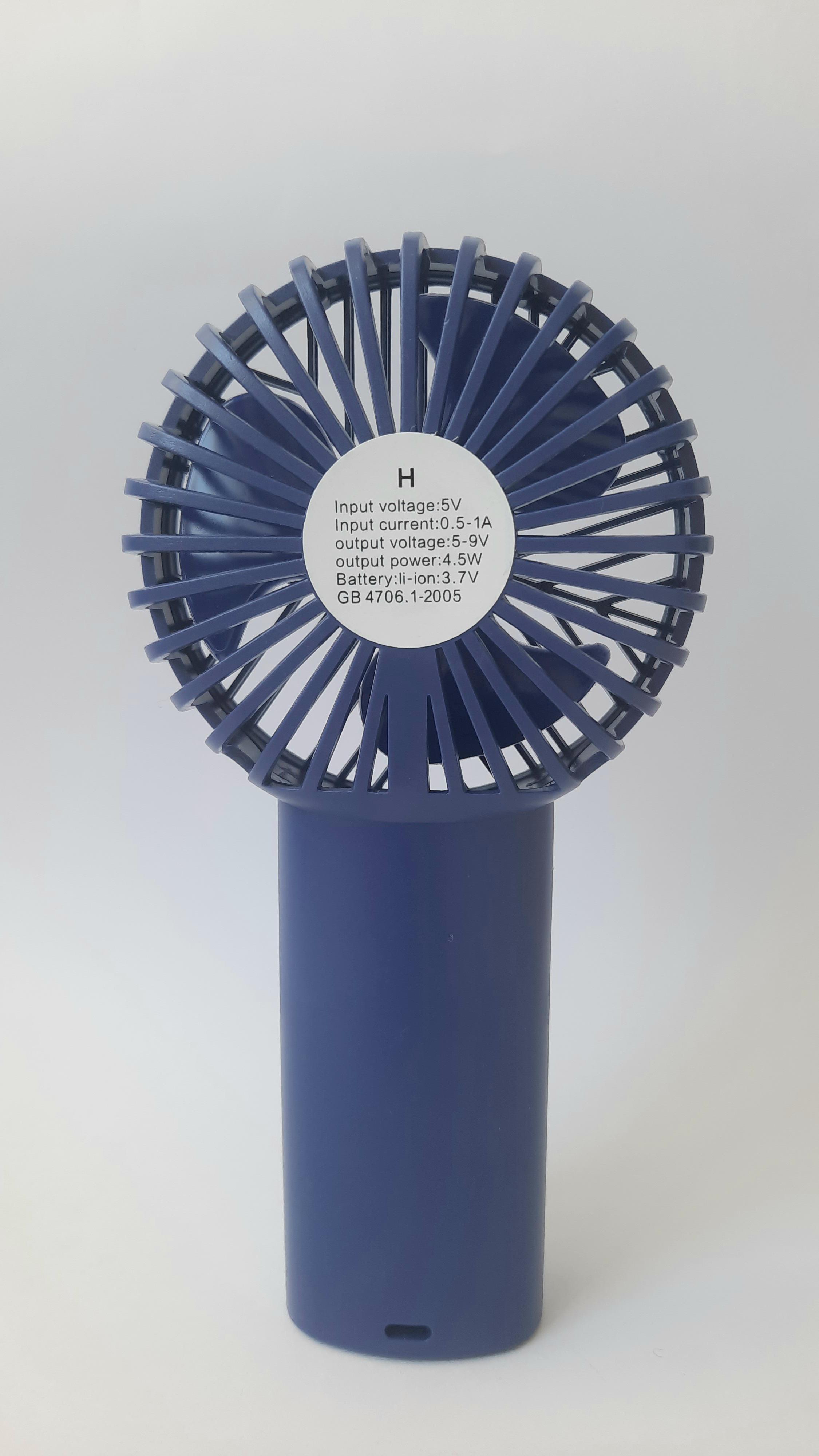 Вентилятор Fan акумуляторний Синій (A10-10) - фото 6