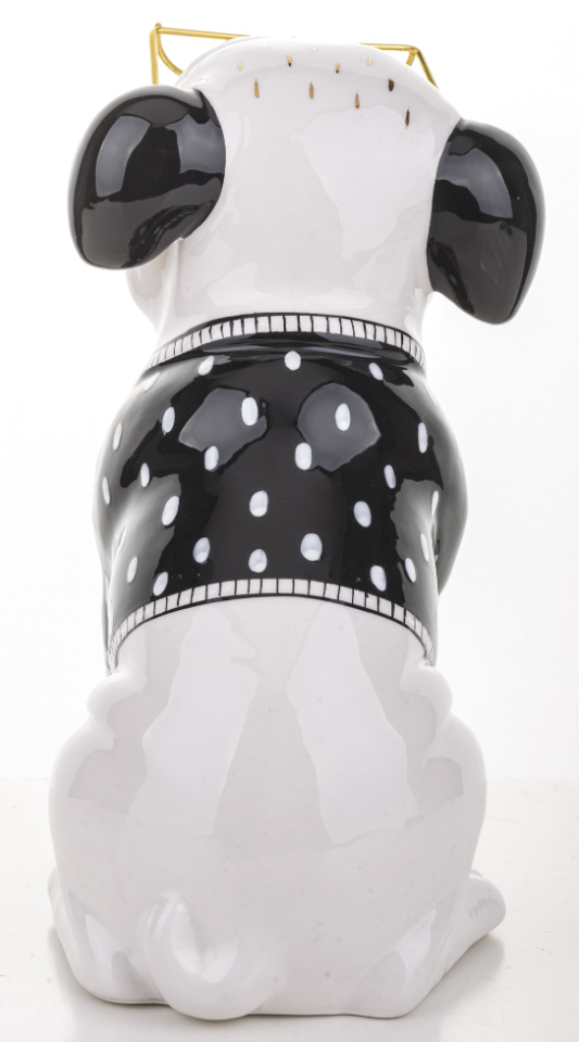 Статуетка декоративна керамічна ART-POL Бульдог в окулярах (141486) - фото 5