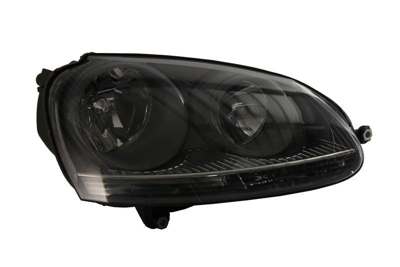 Фара передняя правая Volkswagen Golf V 2003-2004 H7/H7 серая рамка (441-1171R-LDEM6)