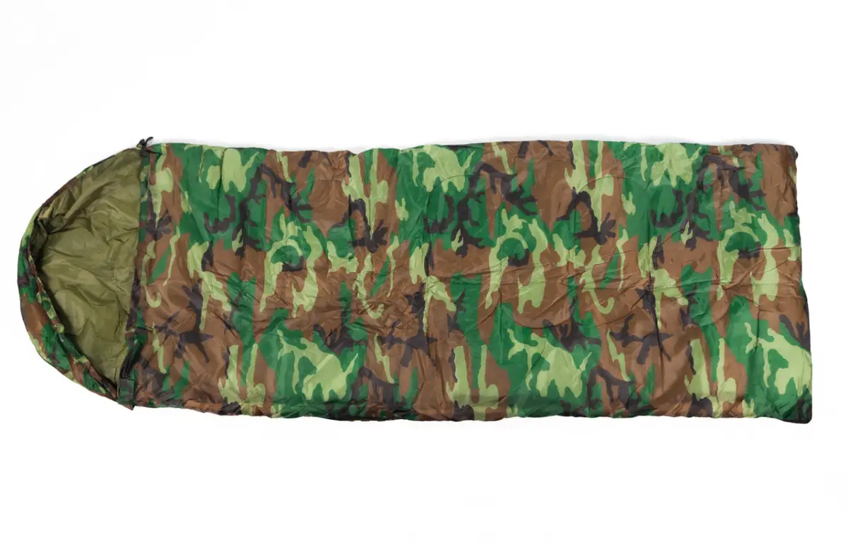 Спальний мішок ковдра з капюшоном Sleeping bag 220х70 см 1,3 кг Камуфляж (2896) - фото 5 Спальний мішок ковдра з капюшоном Sleeping bag 220х70 см 1,3 кг Камуфляж (2896) - фото 5