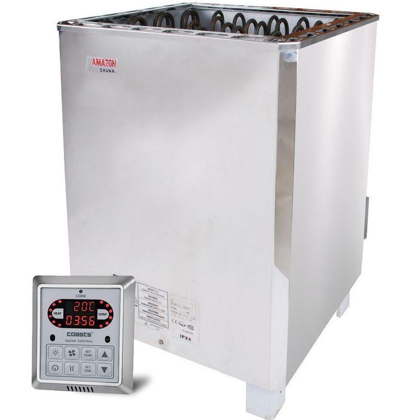 Електрокам'янка Amazon SAM-B15 15 кВт 24 м.куб 380 В з пультом CON6 (1470)