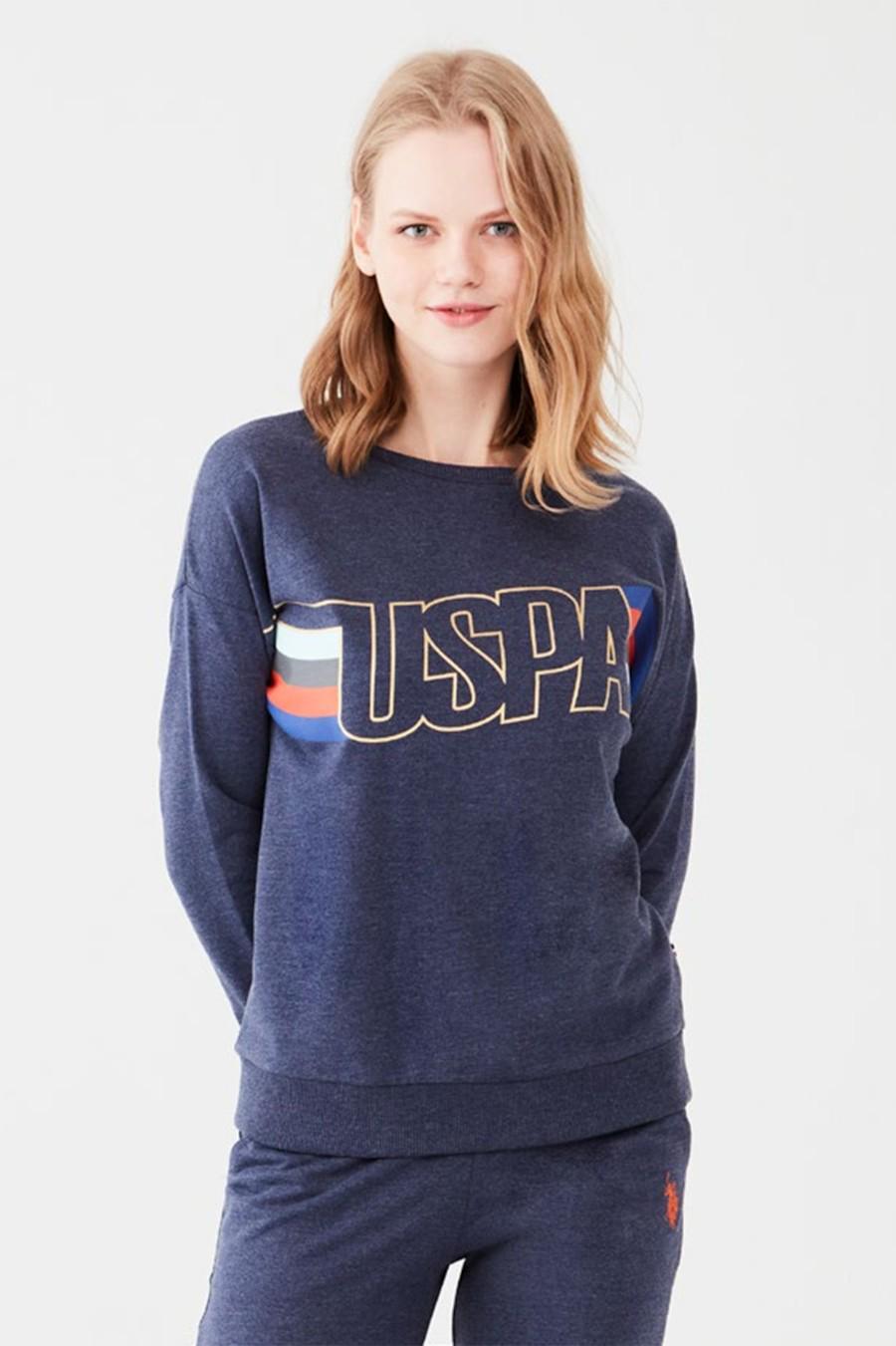 Комплект U.S. Polo ASSN джемпер/брюки р. 42/S Синий (75366) Комплект U.S. Polo ASSN джемпер/брюки р. 42/S Синий (75366)