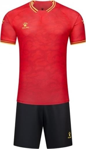 Комплект футбольной формы KELME REAL 8451ZB1253.9600 L Красно-черный