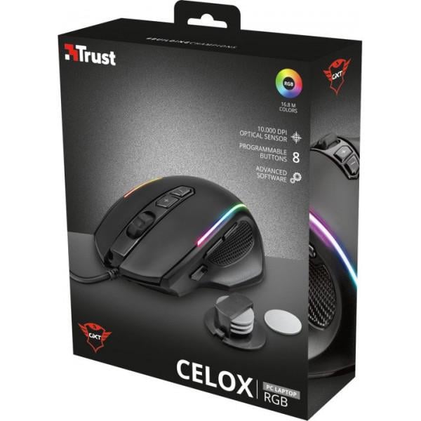 Мышь Trust GXT 165 Celox RGB Gaming Mouse (23092) - фото 7