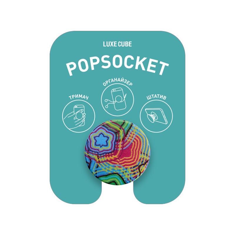 Держатель попсокет Luxe Cube Popsockets POP 007 Тропический зной съемный верх - фото 5