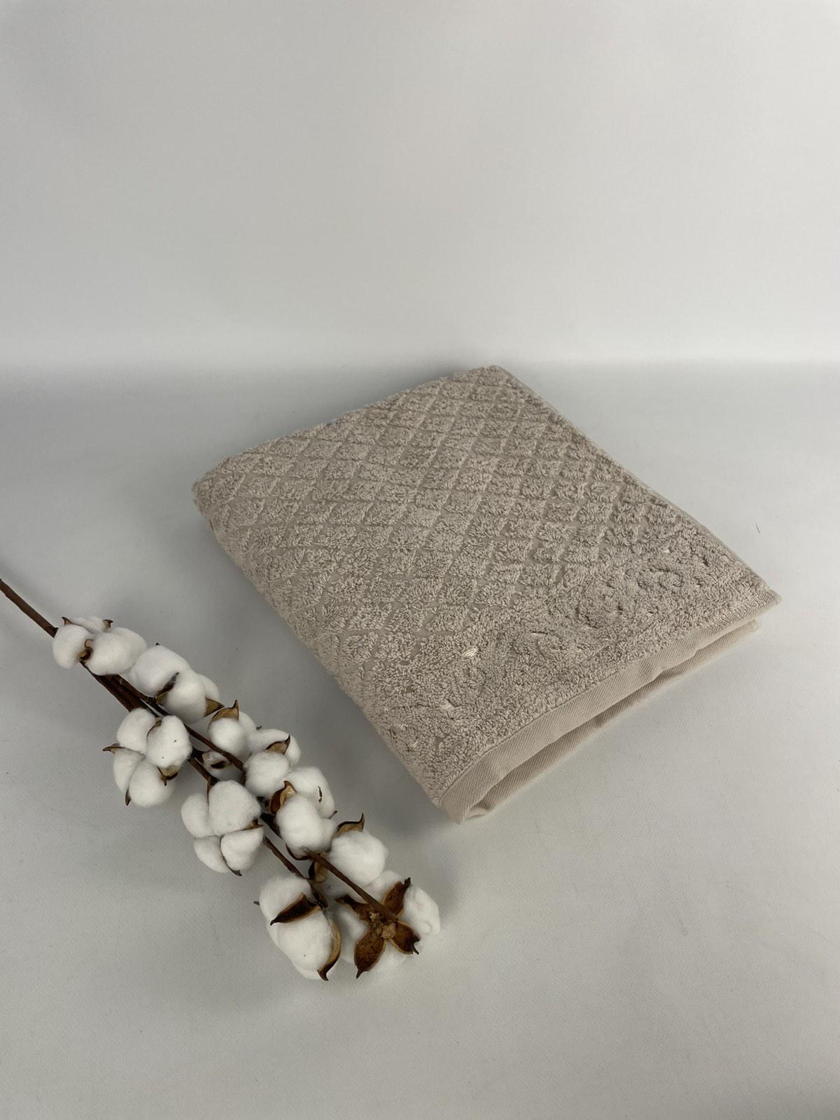 Полотенце Philippus Delux Cotton Ibiza Е963 70х140 см Бежевый (CN37294)