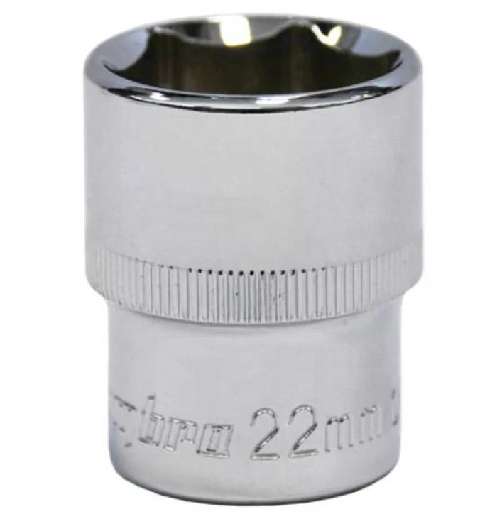 Головка накидная Ombra торцевая 6-гранная 1/2" 22 мм (21968)