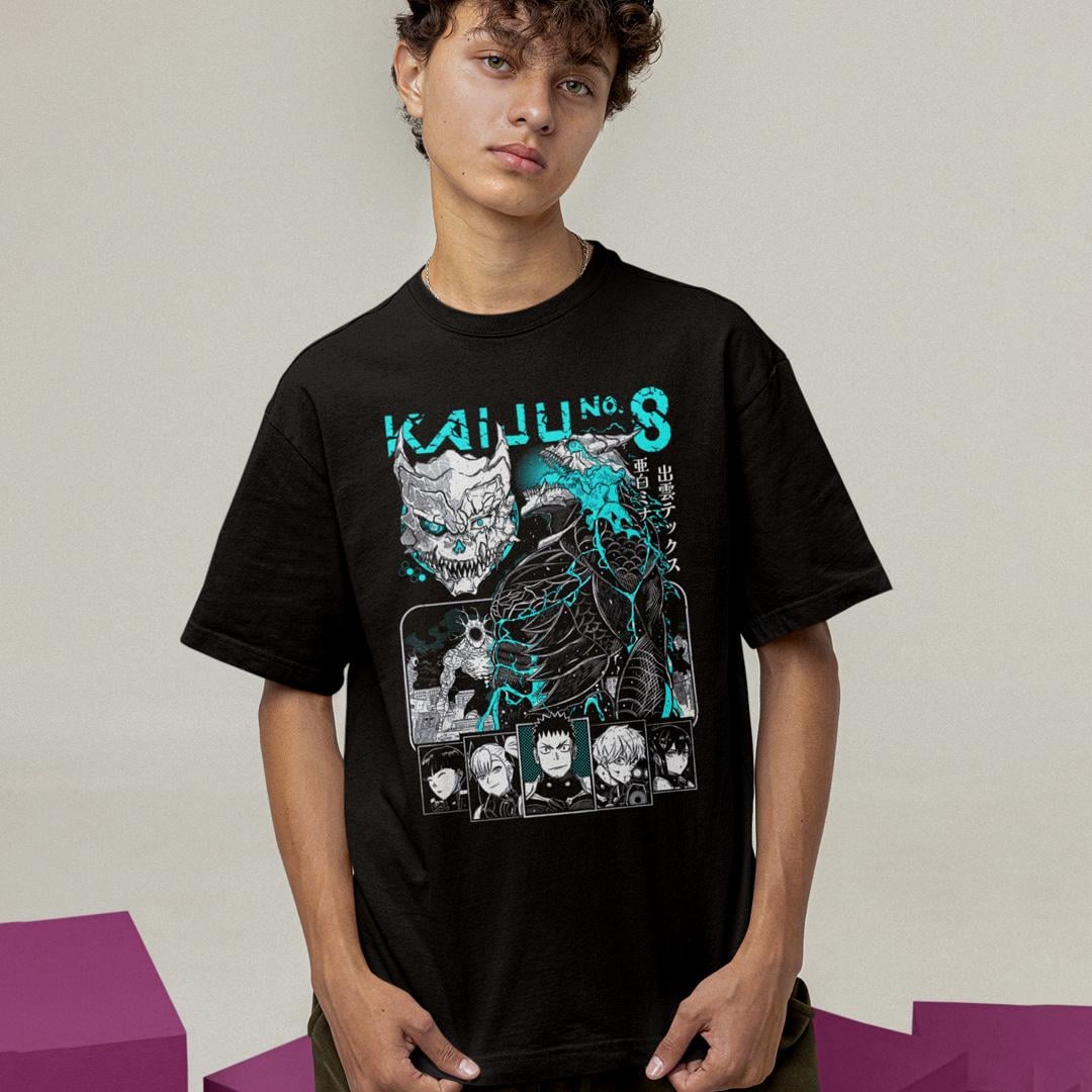 Футболка унісекс Kaiju No 8 Kafka Hibino 4XL Чорний (0000022577)
