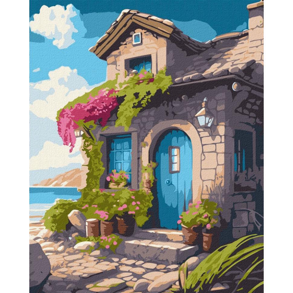 Картина за номерами Ideyka Будинок на узбережжі KHO6331 40x50 см (RLT35243)
