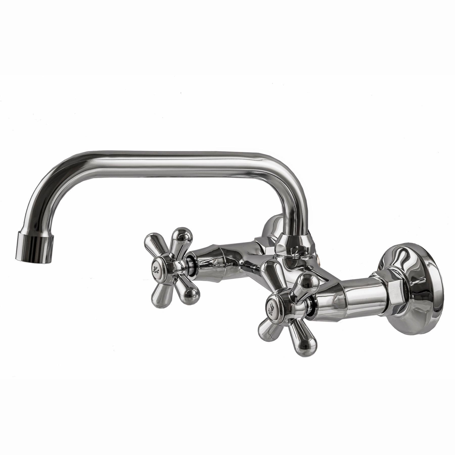 Смеситель для кухни DOMINO DMF-029-M7116-SHARM 000014093 настенный двухвентильный Хром (108230)