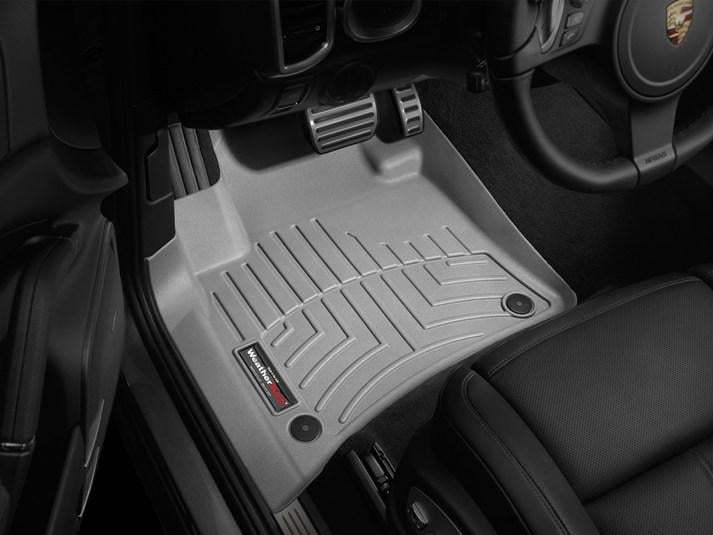 Килимки автомобільні передні лайнери WeatherTech 463331 Volkswagen/Porsche Touareg/Cayenne 2011 Сірий (223898695)