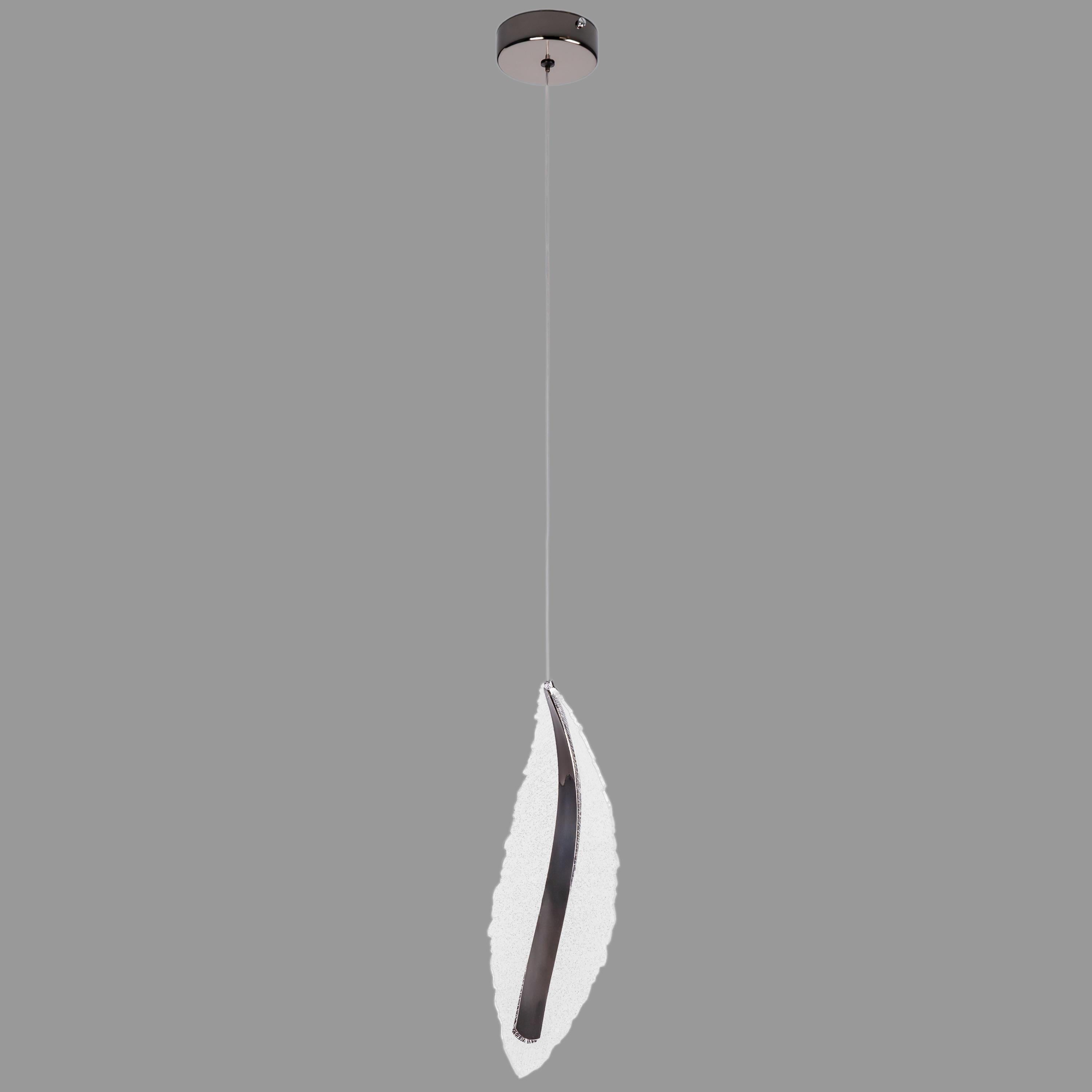 Светильник подвесной 9W Черный/Хром (89-8597-1 PLBK)