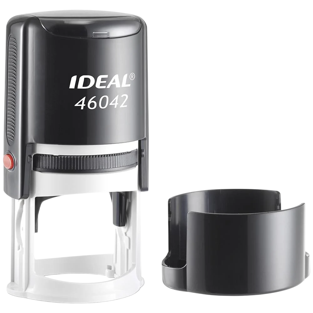 Печать ФОП с автоматической оснасткой Ideal 46042 с колпачком Черный (ФОП1/46042/BL)