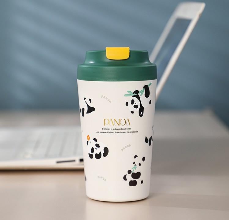 Термокухоль Panda з керамічною колбою 380 мл Зелений (5453) - фото 11 Термокухоль Panda з керамічною колбою 380 мл Зелений (5453) - фото 11