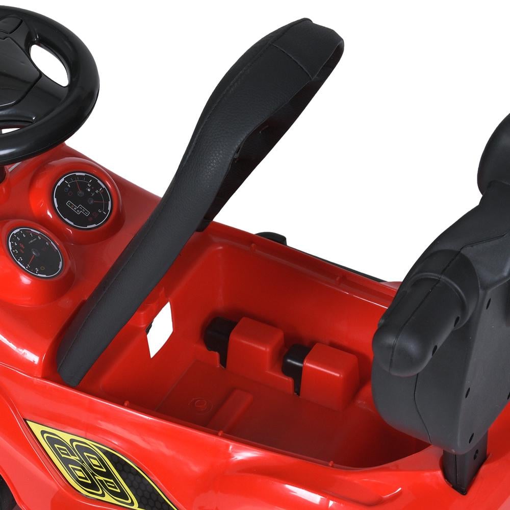 Детская каталка-толокар Bambi Racer M 5728L 2в1 Красный (24441675) - фото 5