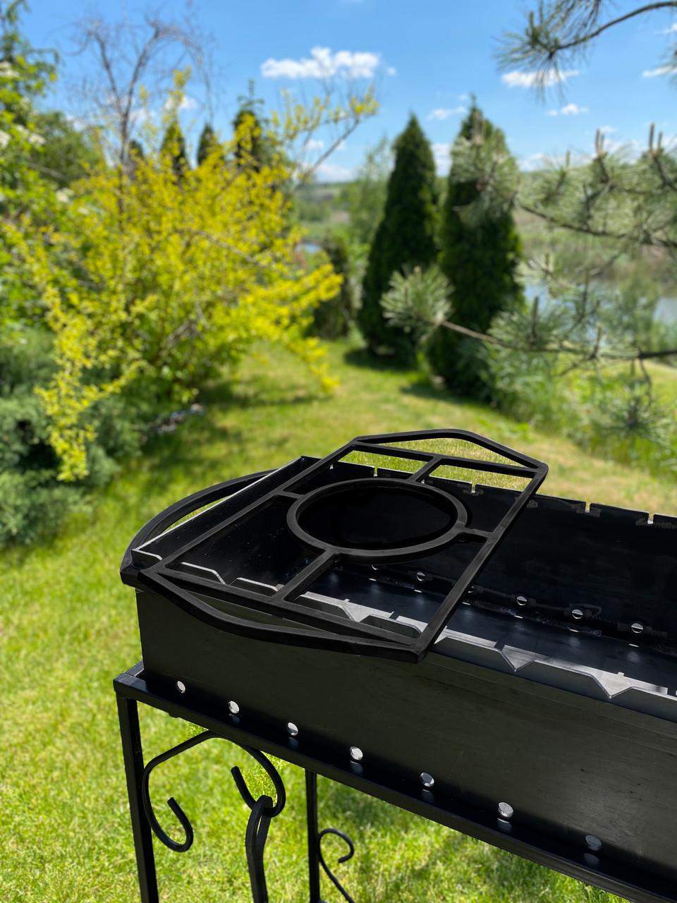 Универсальная подставка под казан Metalzavod для мангала 510х270мм 51х27х6 см (TAGAN-UNV) - фото 2