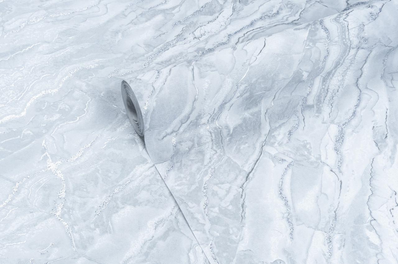 Обои флизелиновые LS Vinil Lagoona DHL-1651 вспененный винил 1,06х10,05 м Серо-сизый