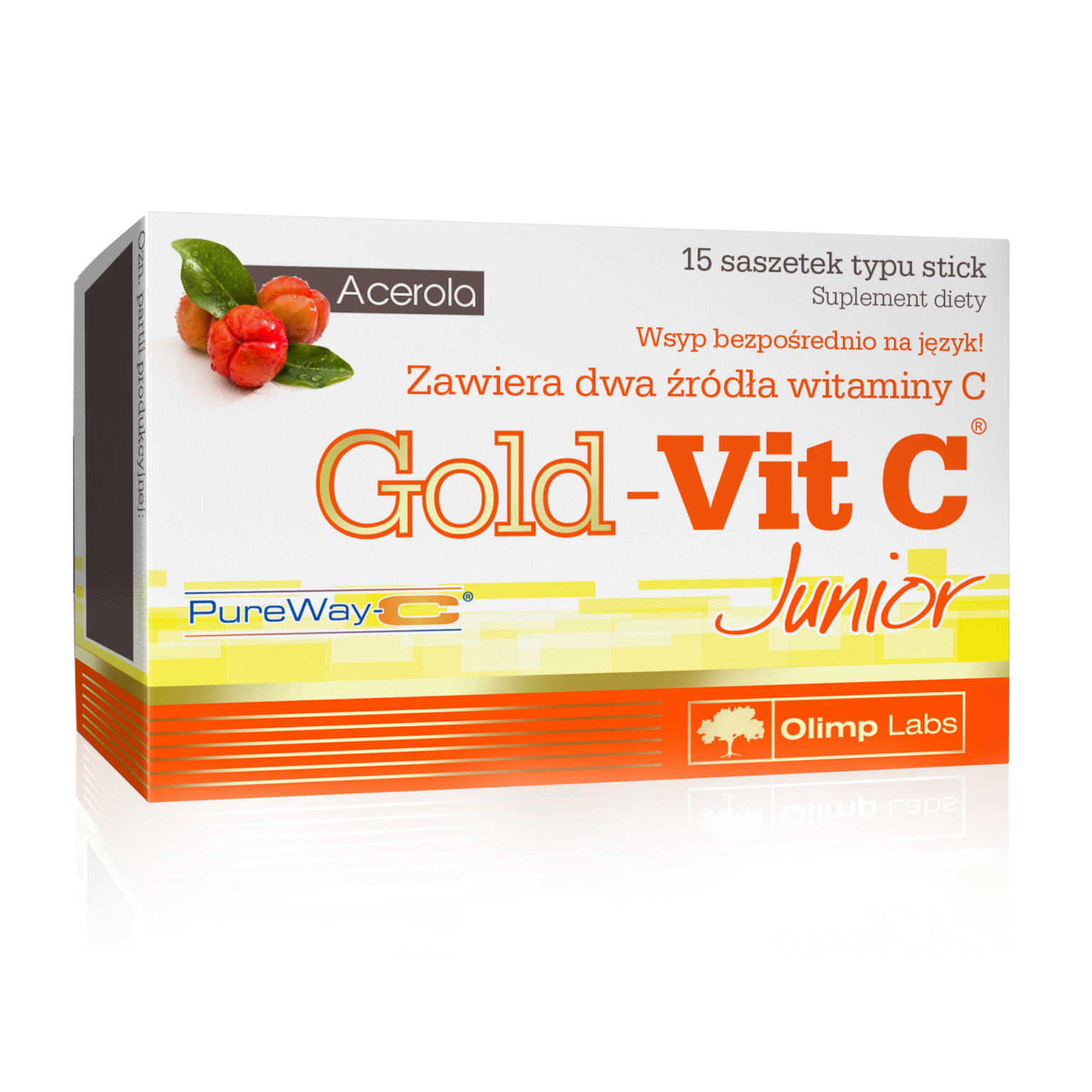 Витамин Gold Vit C Junior Raspberry 15 sashets