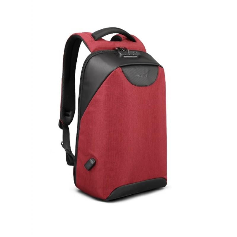 Рюкзак Tigernu Т-В3611 со встроенным кодовым замком и USB Красный (202.15)